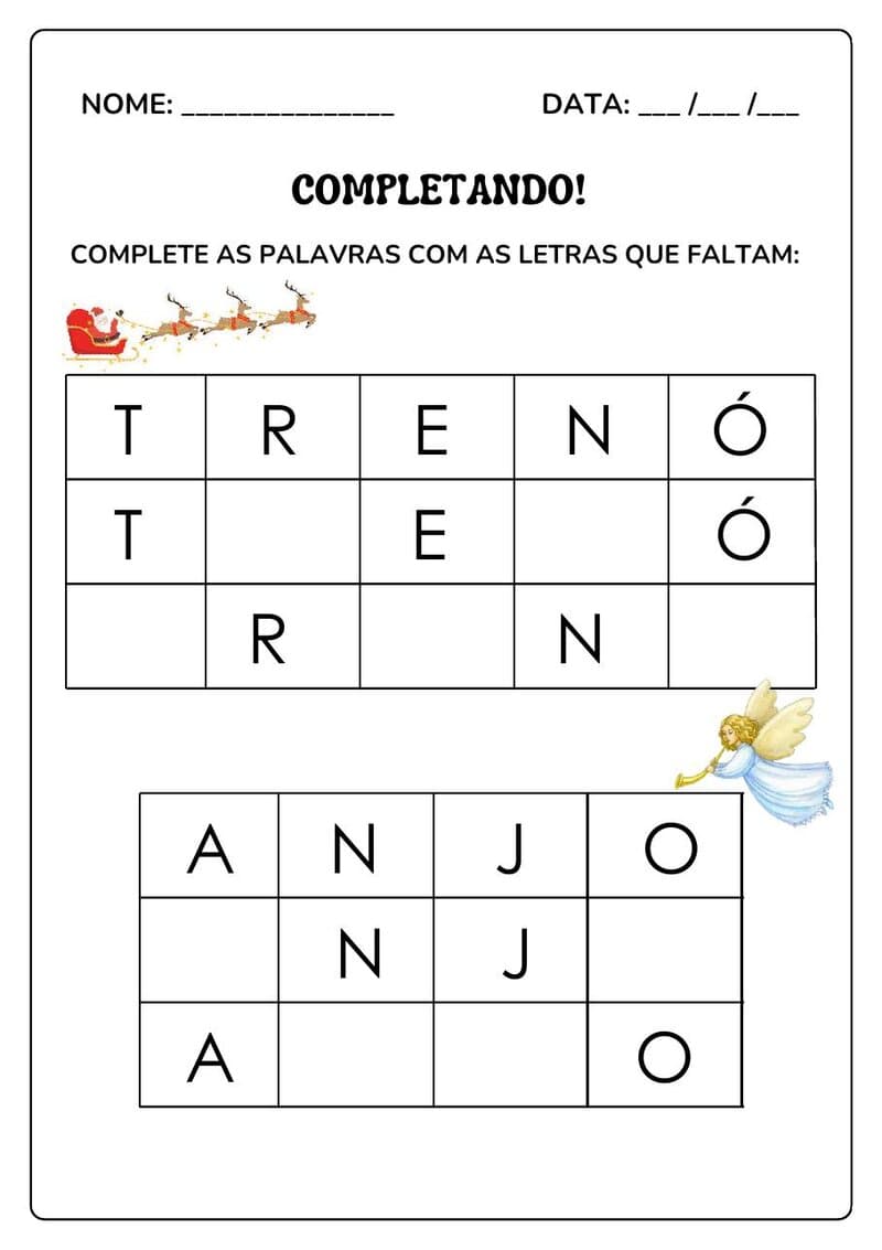 Página de amostra 1 do material Atividades de Natal