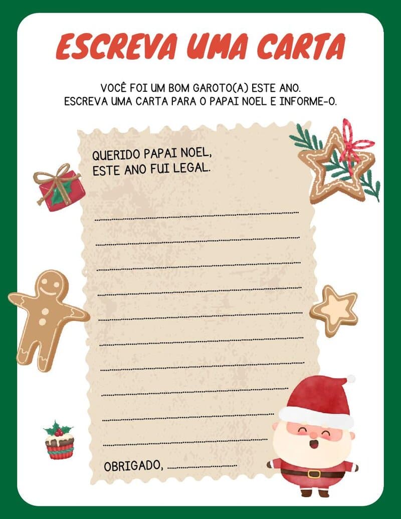 Página de amostra 2 do material Atividades de Natal