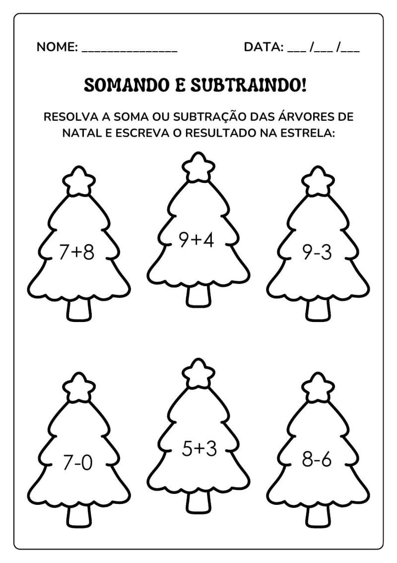 Página de amostra 3 do material Atividades de Natal