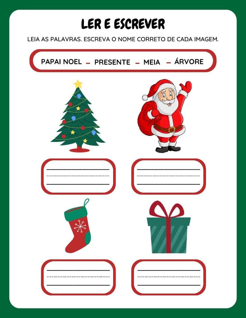 Página de amostra 4 do material Atividades de Natal