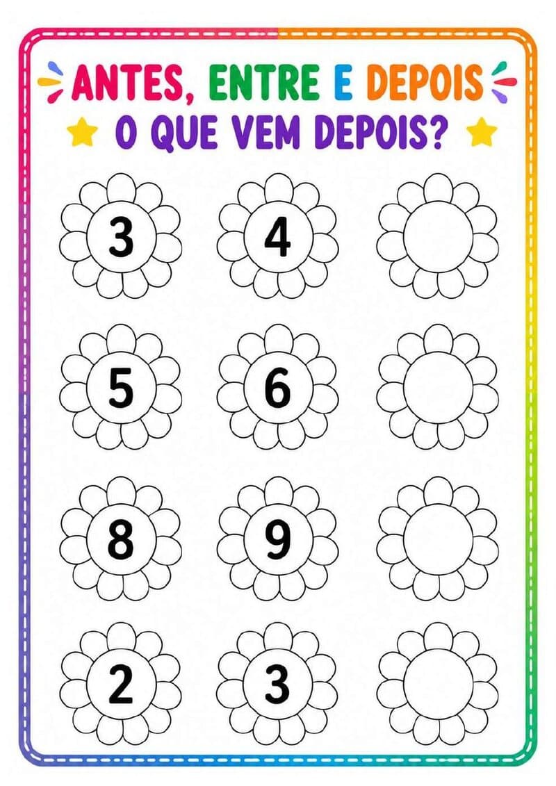 Página de amostra 3 do material Matemática 1º Ano