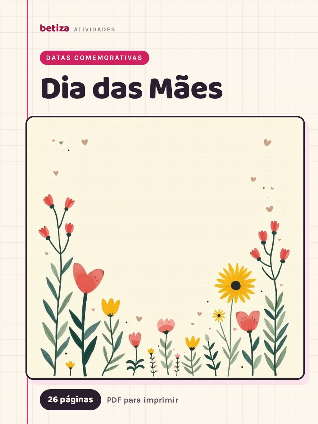 Capa do material Dia das Mães