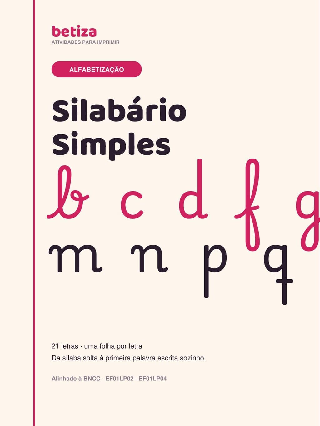 Capa do material Silabário Completo