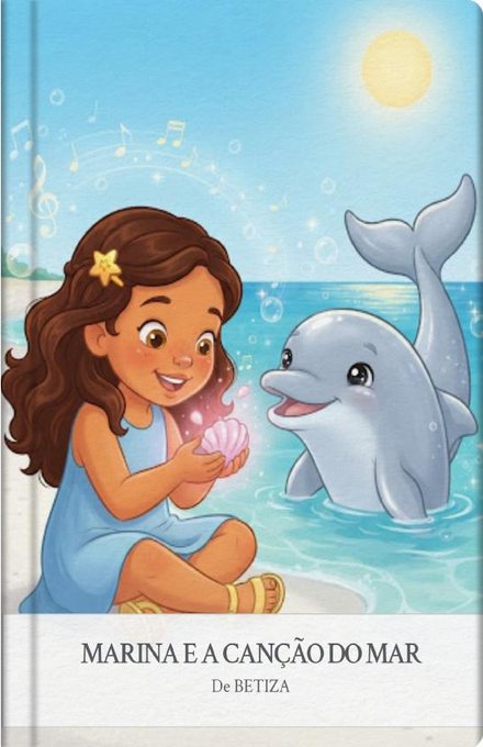 Capa do livro MARINA E A CANÇÃO DO MAR