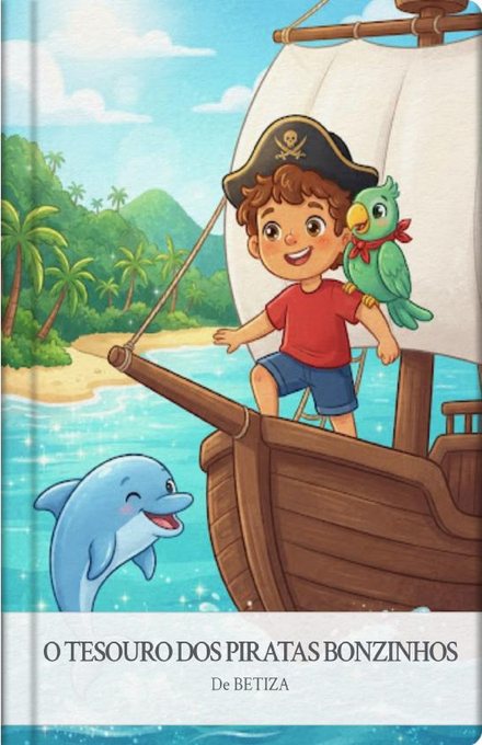 Capa do livro O TESOURO DOS PIRATAS BONZINHOS