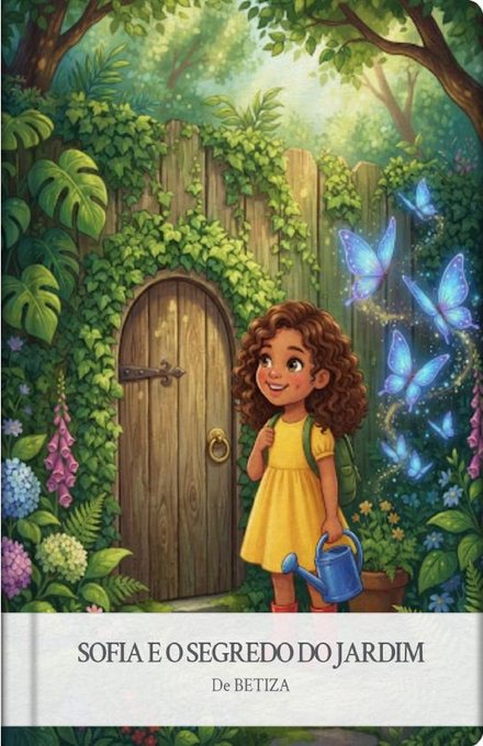 Capa do livro SOFIA E O SEGREDO DO JARDIM